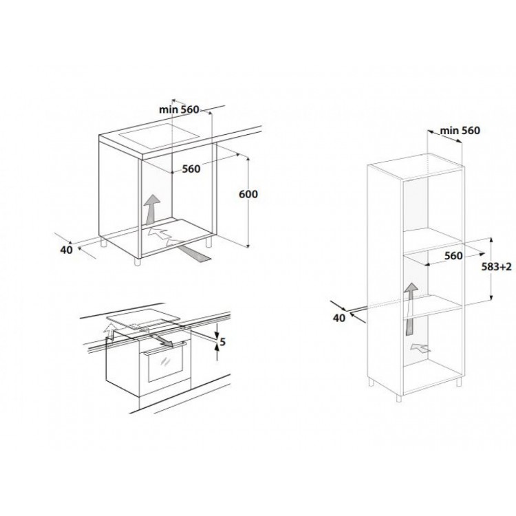 Духовой шкаф hotpoint ariston fa3 841 h bl h