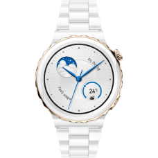 HUAWEI Watch GT 3 Pro Gold Bezel White Ceramic