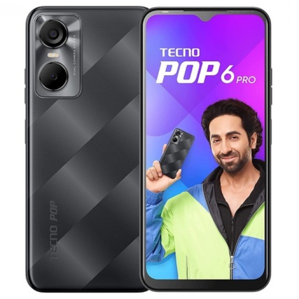 Smartfon Tecno Pop 6 Pro 2GB/32GB Polar Black