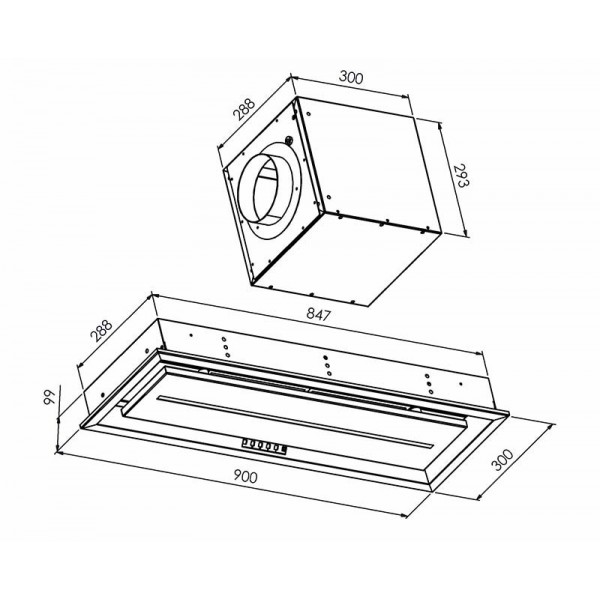 Aspirator Bompani AURORA 90